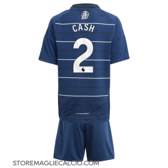 Aston Villa Matty Cash #2 Maglia Gara Terza Repliche 2024-25 Bambino